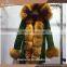 2016 winter elegant thick fox fur coat , fashion hood colored sexy fox fur jacket