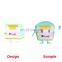 multicolor customized plush toy, personalized logo soft toy