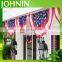 Custom size decorative polyester American bunting hanging string flag