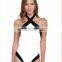 Fashion Swimwear Bathing push-up Padded Bikini one-piece swimsuit