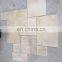 Beige travertine tile pattern