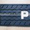 pvc drip spiil bar service mat softextile square shape bar mat