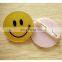 double layers acrylic badge logo printing in middle