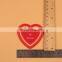 BSCI promotional customized plastic heart bookmark