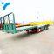 Low price new products container truck trailer 3 axle trailer flatbed 50 ton flatbed semi trailer 3 axle