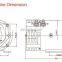 24 volt motor 4000w hydraulic dc motor with cw rotation