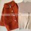 2344 Baby Girls Boutique Clothing Winter Turndown Collar Woolen Coat