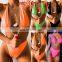 One shoulder neon green bikini 2019 micro Bandeau swimwear women bathing suit biquini Summer beachwear Push up swimsuit