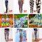 30 Design jacquard printed family matching outfits kids pants leggings for baby girls