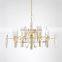 Hot creative crystal chandelier post modern golden crystal chandelier