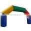 New Design Advertising Custom Large Welcome Start Finish Line Inflatable Entrance Led Arch Event With Logo Printed