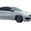 Chrome door visor side window deflector shade sun rain shield silver strips guard for Honda civic 10th