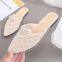 ladies women fashion leisure outdoor flat slippers shoes