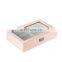 Fashionable custom unfinished simple useful wood tie gift storage boxes