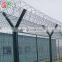 3d Curvy Airport Fence Panels Powder Coated Airport Security Fence