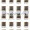 Type 86 Universal 3 pin Wall Socket Zinc Alloy Panel Copper Wire Drawing Socket And Switches Electrical 16A