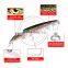 New Mino lure plastic hard bait11.5cm-9gFresh water sea fishing weever tongeat lure Suspending jerkbait fishing artificial