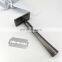 Metal Alloy Customized Logo Matte Black Male Double Edge Men's Safety Razor