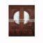 solid wood doors exterior teak wooden double main front door designs