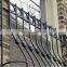 Latest design house fabrication wrought iron new window grill design