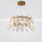 Nordic Post Modern Golden Starburst Iron Chandelier Sputnik Pendelleuchte Pendant Lamp