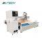Best price wood carving atc machine big rotary axis, automatic atc 1325 4 axis cnc 3d router with horizontal spindle