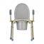 Commoda Chair Steel Drop-Arm Commode