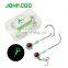 JOHNCOO Long Shank 6g 7g 11.5g Luminous Metal Lead Head Barbed Fish Jig Hook with Treble Hook