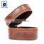 New Classic Design Nickle Fittings Zipper Closure Type Jewelry Organizer Genuine Leather Storage Box for Global Buyers