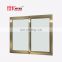 Gold color aluminum sliding window with screen philippines price anti noise window grilltube design