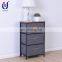 New Metallic Cabinet 5 Chest Of Drawers Shallow