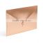 PU leather letter size metallic envelope folder                        
                                                Quality Choice