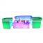 office table modern office furniture luminous led chair curved sofa set led