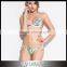 Wholesale print emoji bikini swimwear beachwear micro string bikini