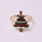 Xmas table Decoration Metal Reindeer Horn Tissue Wedding Banquet Hotel Table Christmas Napkin Ring