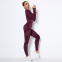 YYBD-0030,Europe seamless hollow moisture women long sleeve set clothing sports running yoga pants