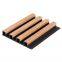 160*24 home improvement decoration wpc slat wall panel wall cladding wooden grain pvc wpc wall panels