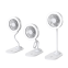 2-in-1 Multifunction Lamp Fan Stand-up fan Desktop Wireless Charge USB-C Free Rotation Wireless Charger 15w