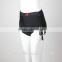wholesale custom womens sportswear yoga wear suppliers black sports shorts with side ties