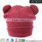 100% Acrylic Knitted Hat With Ear For AW 16
