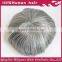 China wholesale websites unprocessed indian virgin hair mens toupees grey hair