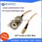 High Quality BNC male to IEC DVB-T TV PAL female RG174 cable jumper pigtail 15cm