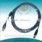 AM to BM Transparent blue USB2.0 cable usb printer cable