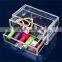 Tabletop Clear Jewelry Display Case Acrylic Makeup Storage Organizer With Drawers