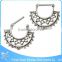 wholesale price stainless steel fashion tribal septum crescent nose ring
