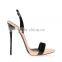 Women large high heel shoes high quality shoes sandals women's shoes manufacturer black leather sandals