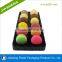 high quality plastic clear macaron packaging box made in china