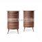 Classic Livingroom Furniture Cabinet Small Wooden Drawer Cabinet Pull Storage Oval File Cabinet