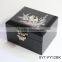 High end mother of pearl inlaid black jewelry box