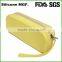 Hot Sale Cute Fruit Students Stationery Silicone Zipper Pencil Case Bag